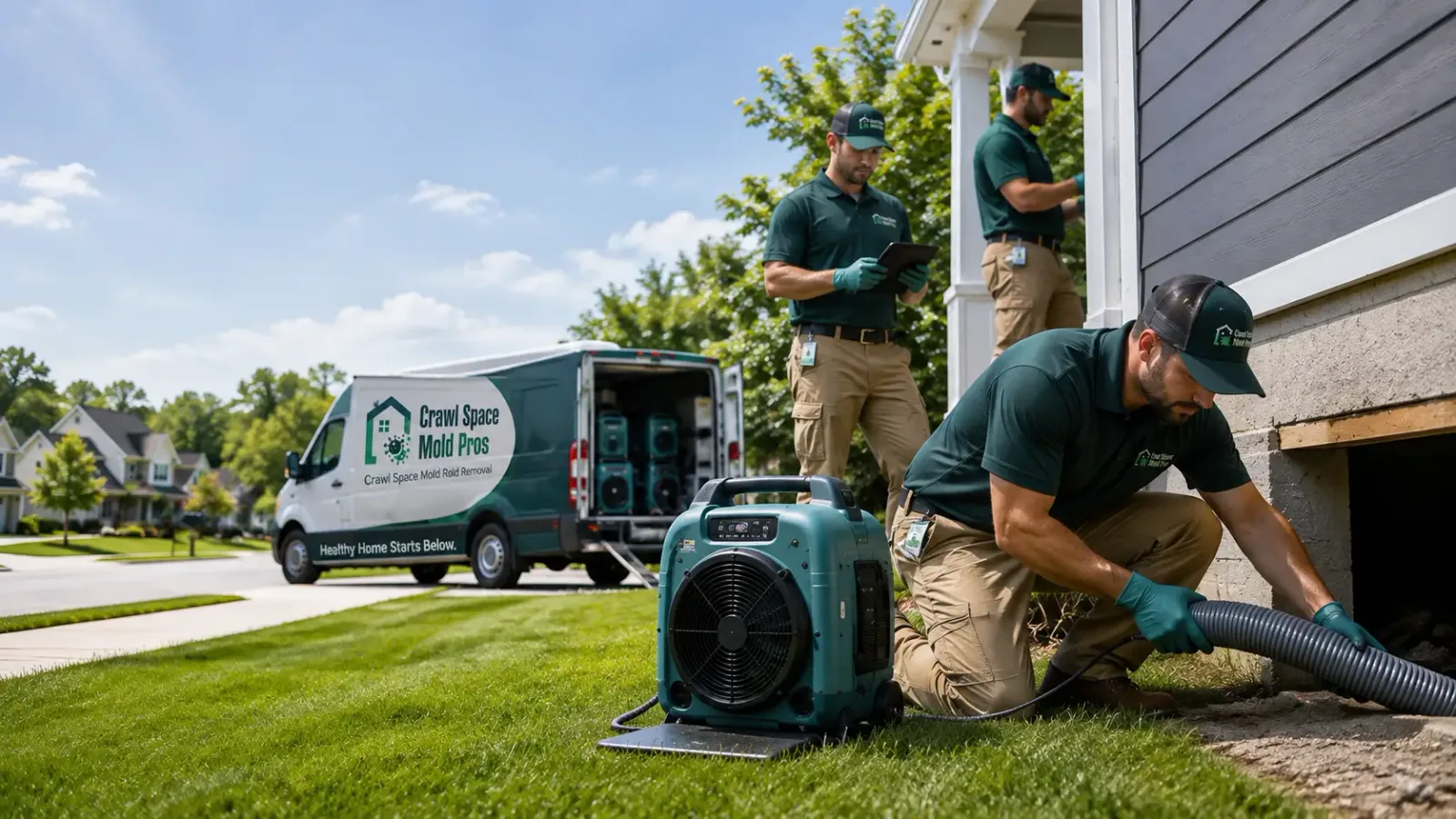 Crawl Space Mold Removal in Planada, CA